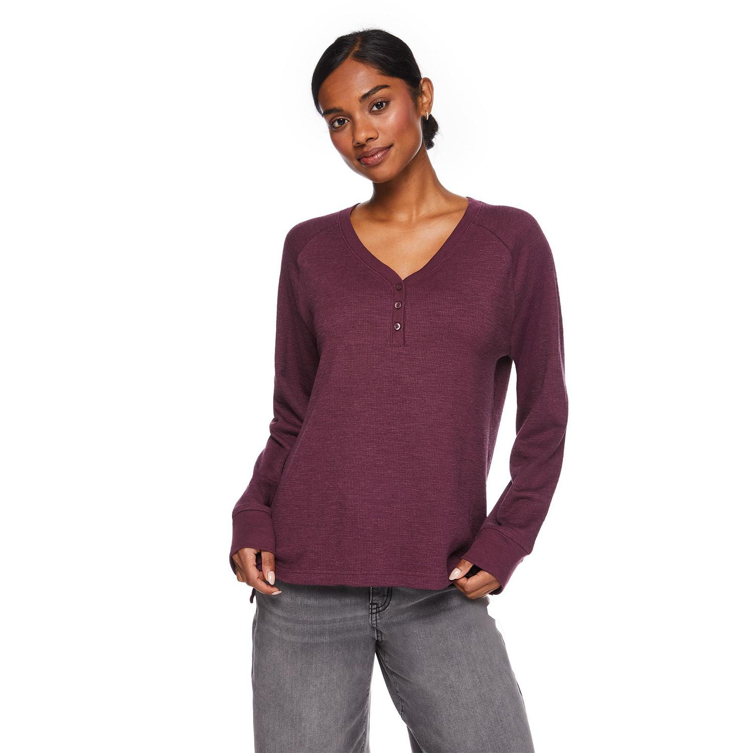 George Women's Rib Henley Tee
