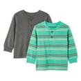 thumbnail image 1 of George Baby Boys' Henley Tee 2-Pack, 1 of 2