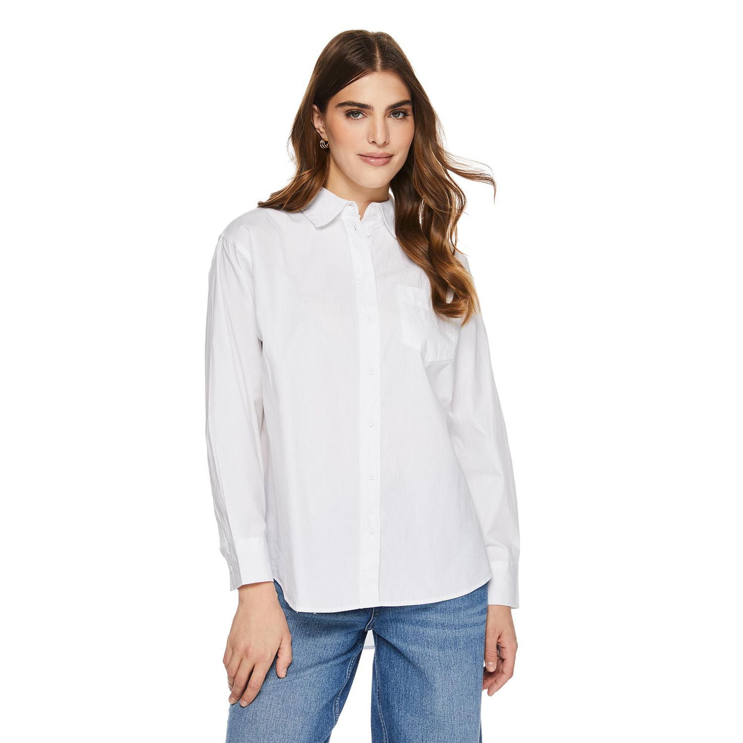 George Women's Oversized Shirt, Sizes XS-XXL