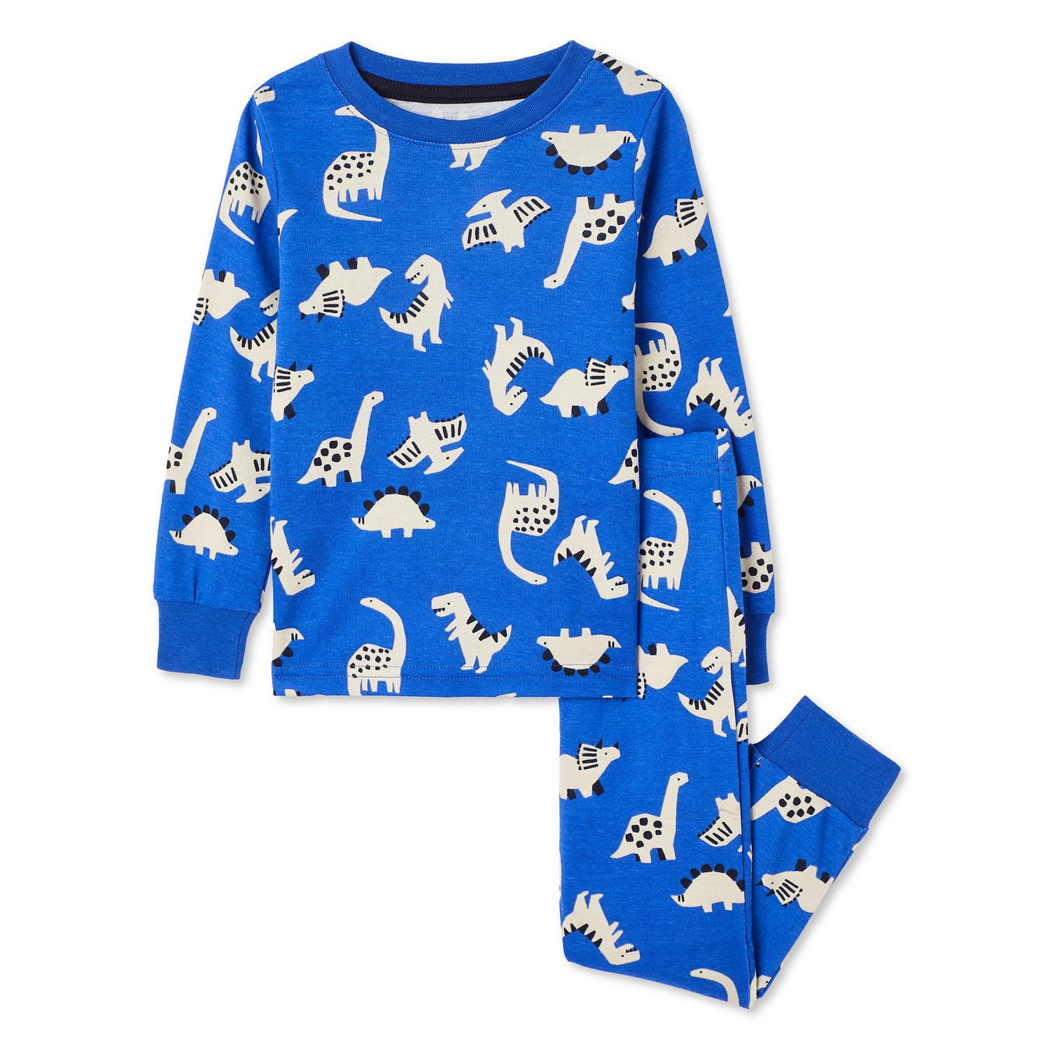 George Toddler Boys' Rib Pajama 2-Piece Set, Sizes 2T-5T