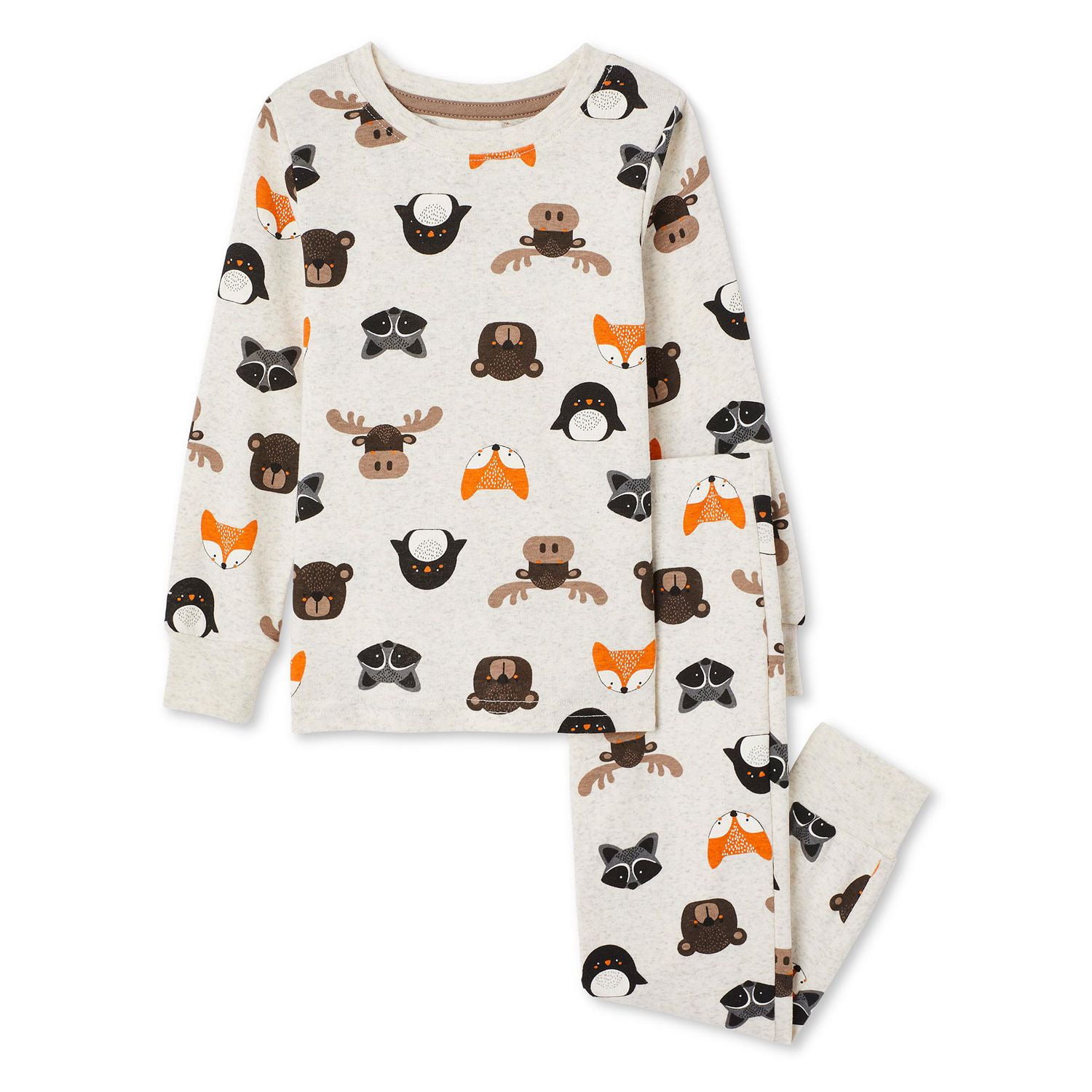 Pyjama 2 pièces en tricot côtelé George pour petits garçons Tailles 2T-5T