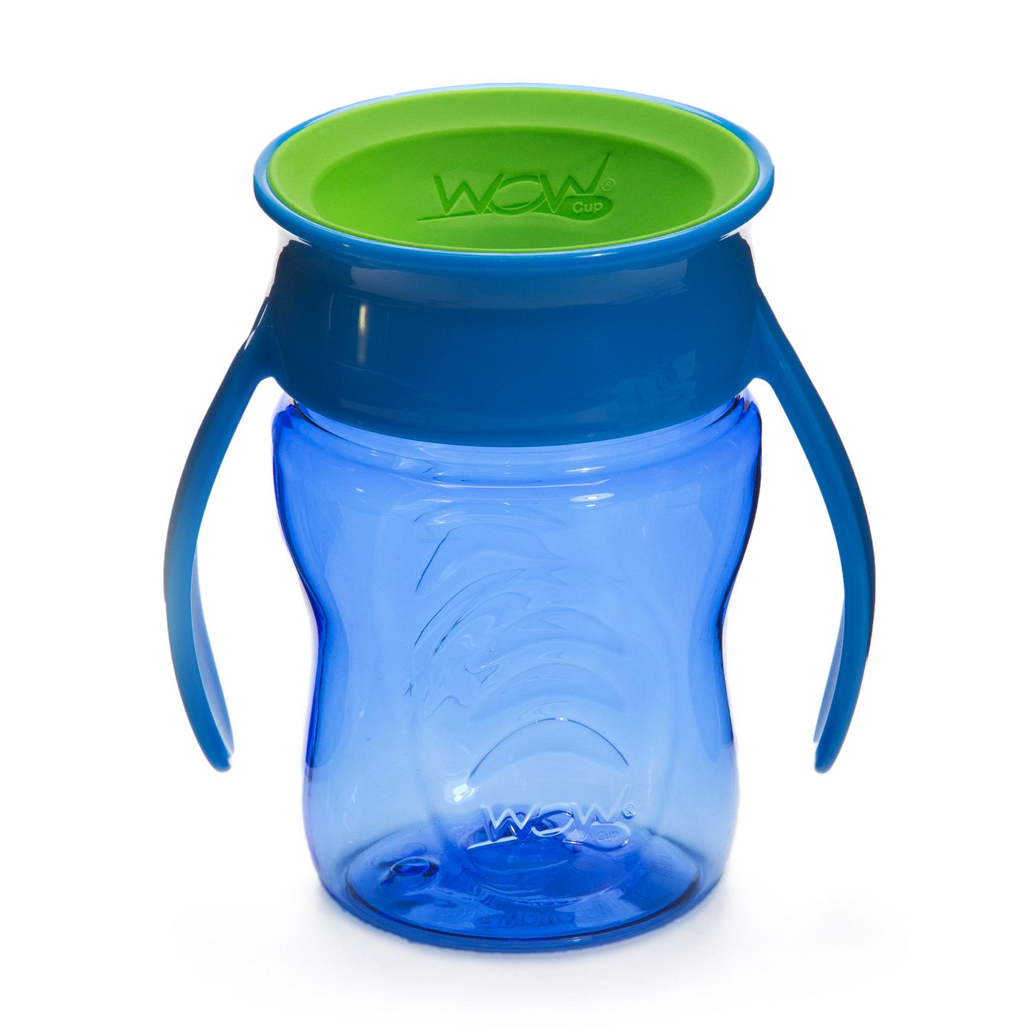 Gobelet Wow Cup 360 Pour Bebe En Tritan Sans Deversements Et Avec Poignees 7 Oz Bleu Walmart Canada