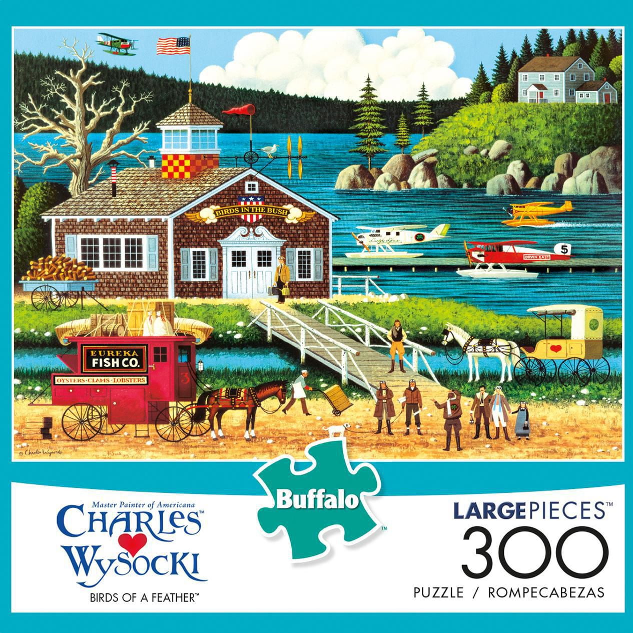Buffalo Games Charles Wysocki Birds of a Feather 300 Piece Jigsaw