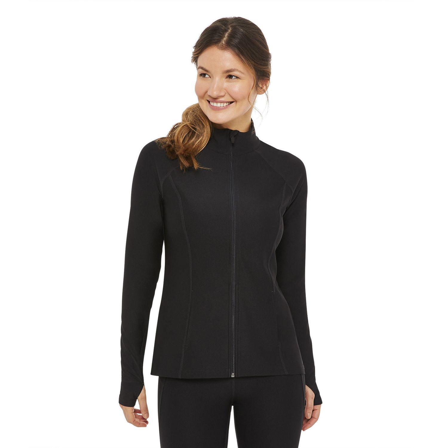 Athletic Works Women's Fitted Ruched Jacket | Walmart Canada