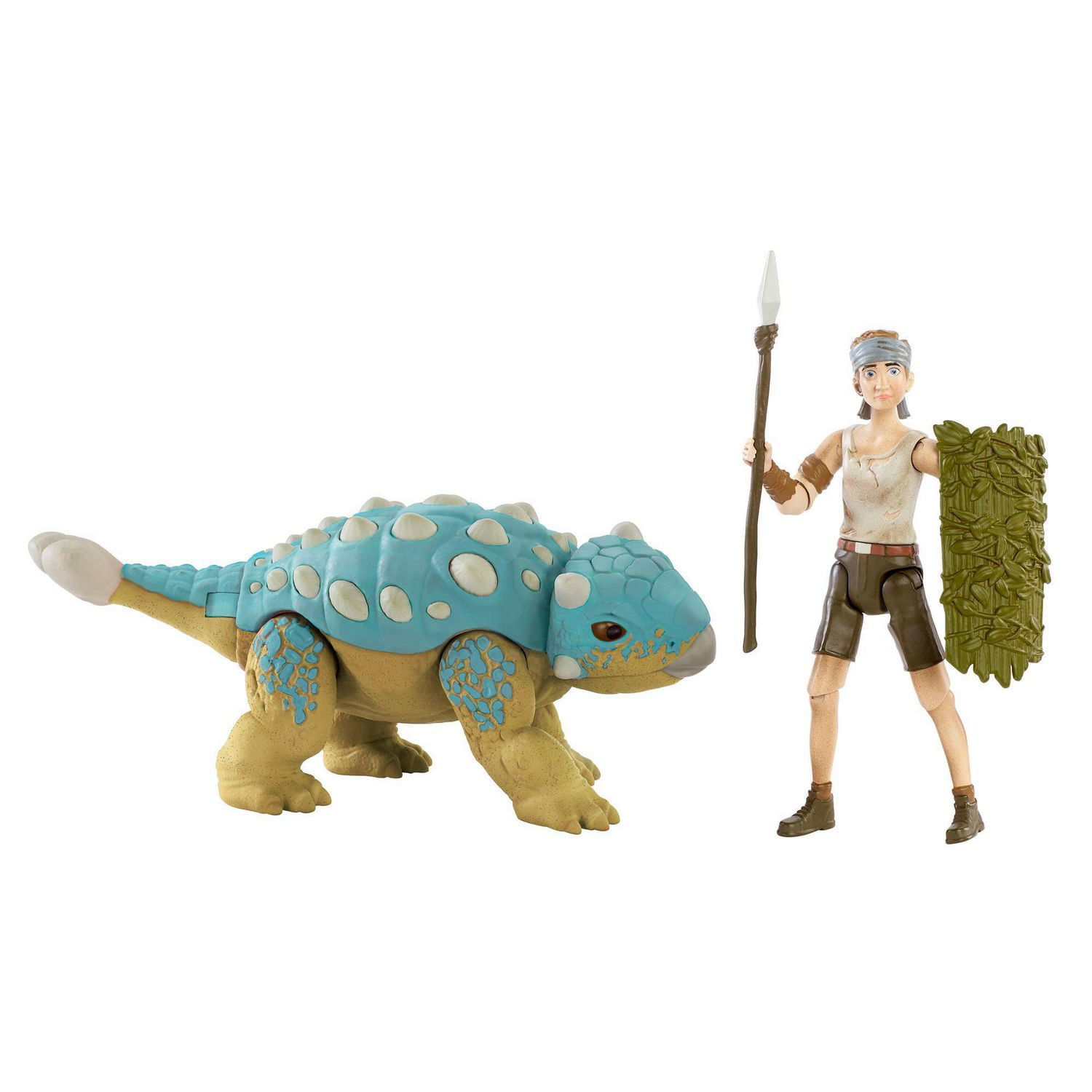 Jurassic World Human & Dino Pack Ben & Ankylosaurus Bumpy - Walmart.ca