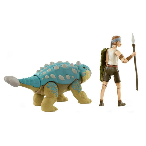 Zimpli Kids Lot de 2 Figurines de Dinosaure Vertes Qui