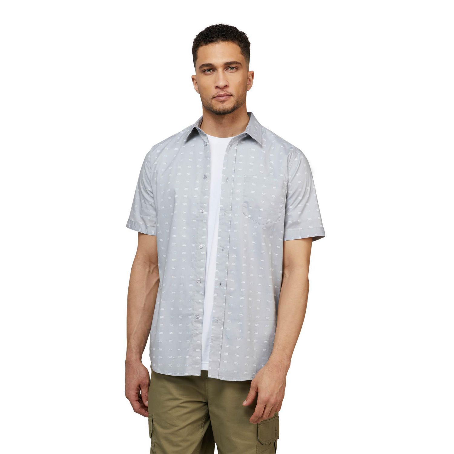 Mexx Men’s Cotton Poplin Short Sleeve Shirt | Walmart Canada