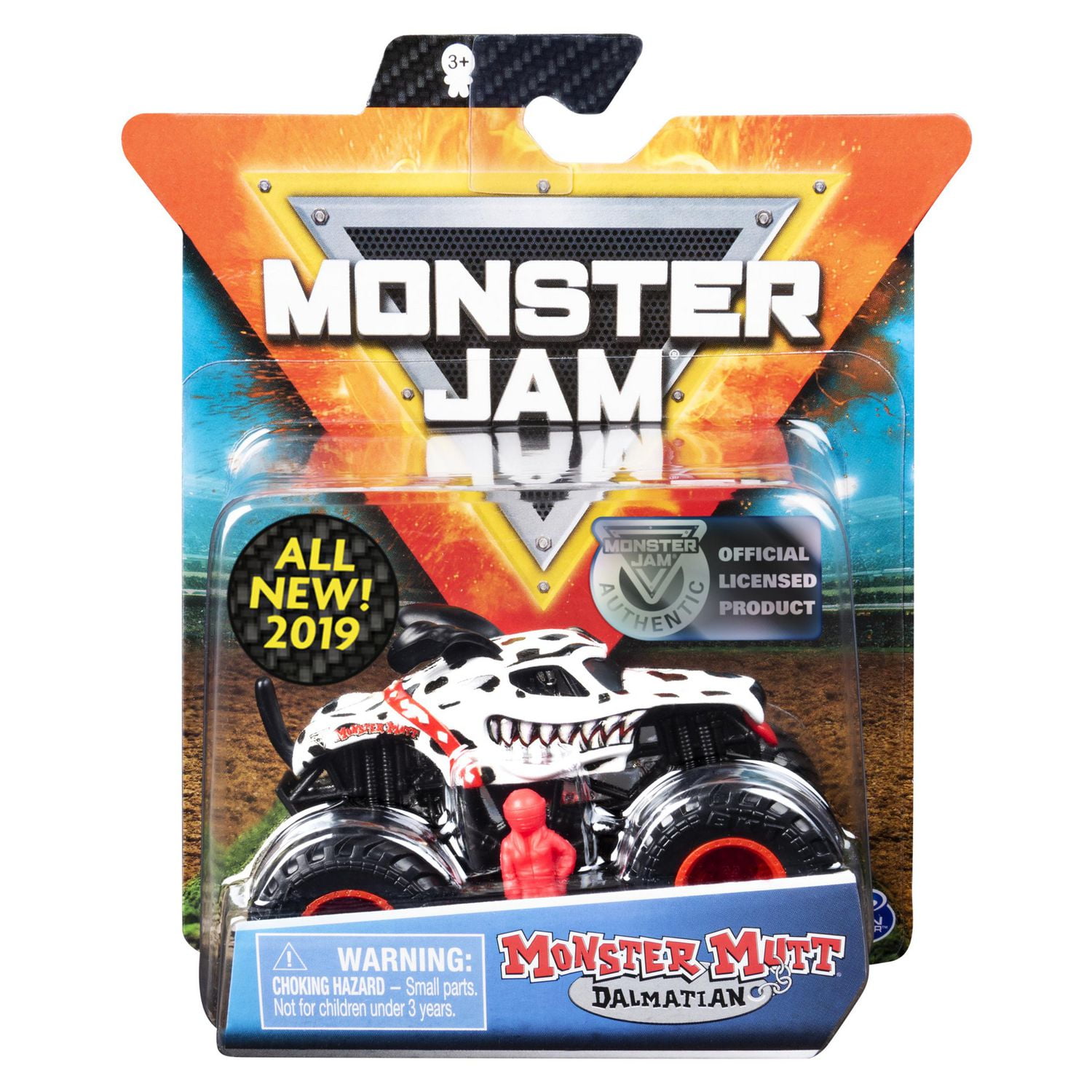 Monster Jam, Official Monster Mutt Dalmatian Monster Truck, Die-Cast ...