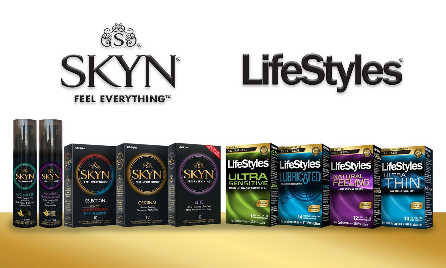 Préservatifs lubrifiés non-latex SKYN Original, 12 unités Préservatifs sans latex orig.