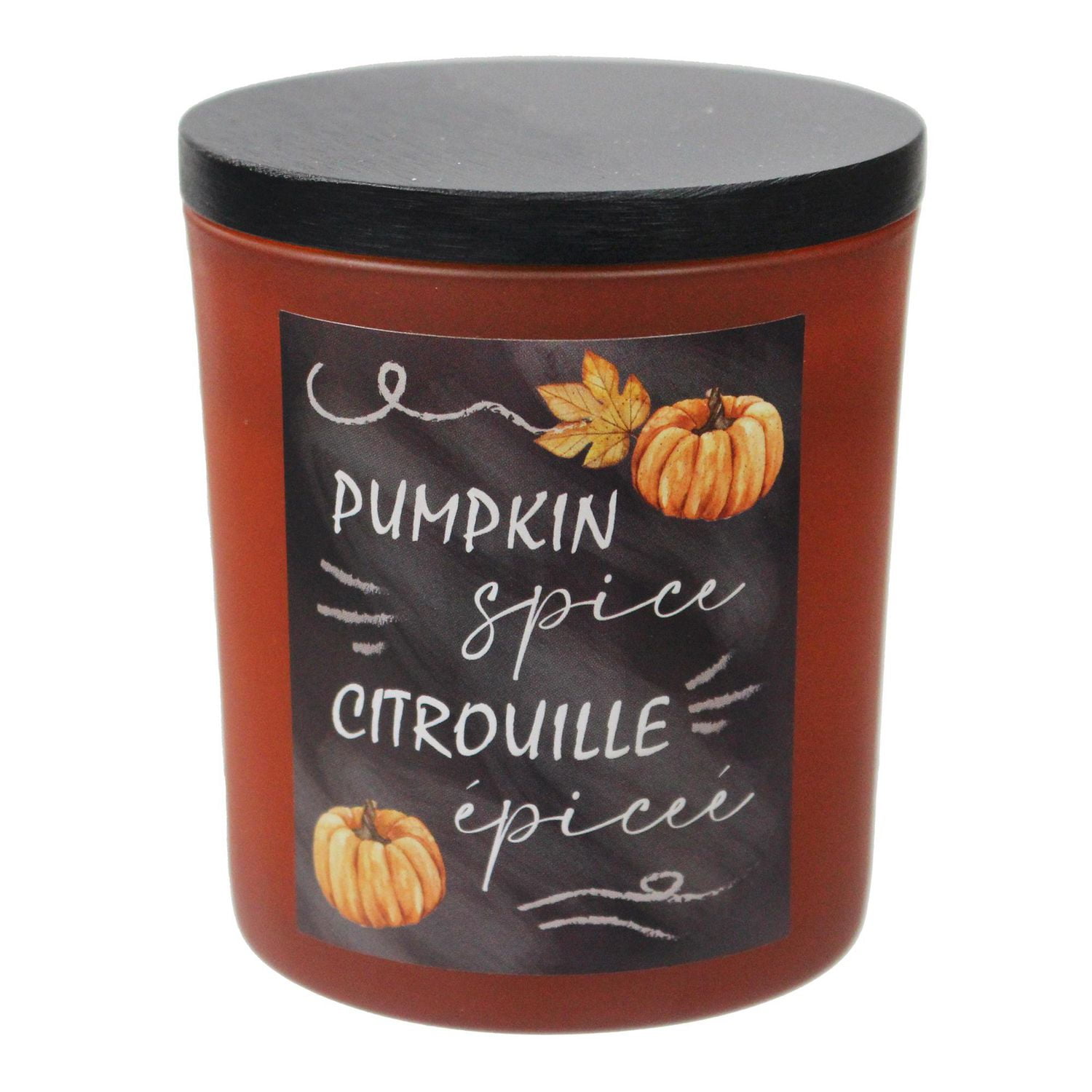 Spiced Pumpkin Scented Frosted Glass Candle - Walmart.ca