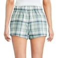 thumbnail image 3 of George Women's Flannel Pajama Short, 3 of 6