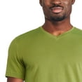 thumbnail image 4 of T-shirt extensible à encolure en V George pour hommes, 4 of 6
