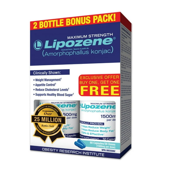Comprimés pour gestion de poids de force maximale de Lipozene