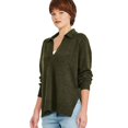 thumbnail image 2 of George Women's Collared Sweater, 2 of 6