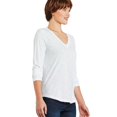 thumbnail image 2 of George Women's V-Neckline Long Sleeve Tee, 2 of 6
