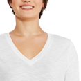 thumbnail image 4 of George Women's V-Neckline Long Sleeve Tee, 4 of 6