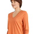 thumbnail image 2 of George Women's V-Neckline Long Sleeve Tee, 2 of 6