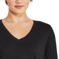 thumbnail image 4 of George Women's V-Neckline Long Sleeve Tee, 4 of 6