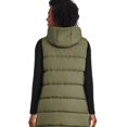 thumbnail image 3 of George Women's Long Quilted Vest, 3 of 6