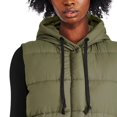 thumbnail image 4 of George Women's Long Quilted Vest, 4 of 6