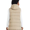 thumbnail image 3 of George Women's Long Quilted Vest, 3 of 6