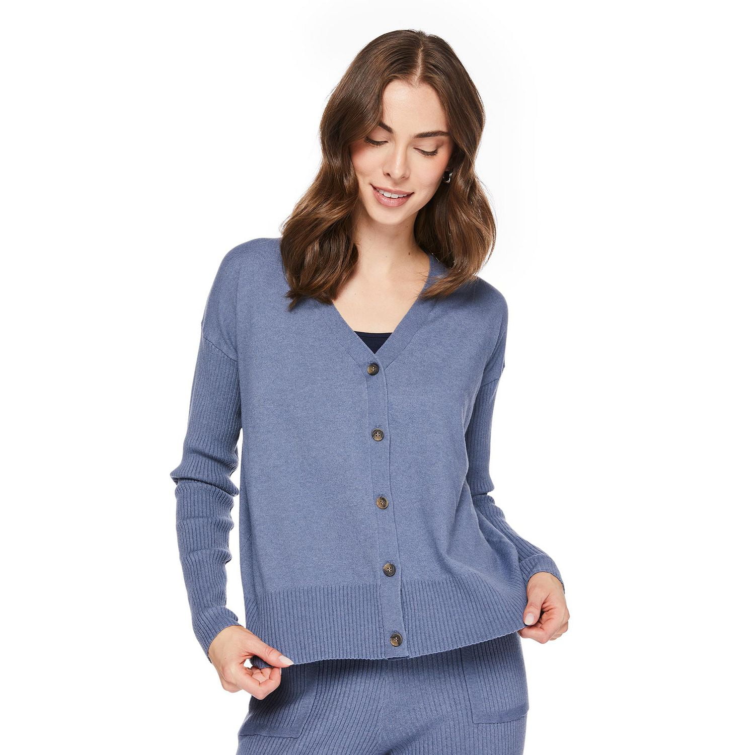 George Women's Rib Sleeve Cardigan