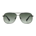 thumbnail image 2 of George Mens Gunmetal and Tortoise Aviator Sunglasses, 2 of 3