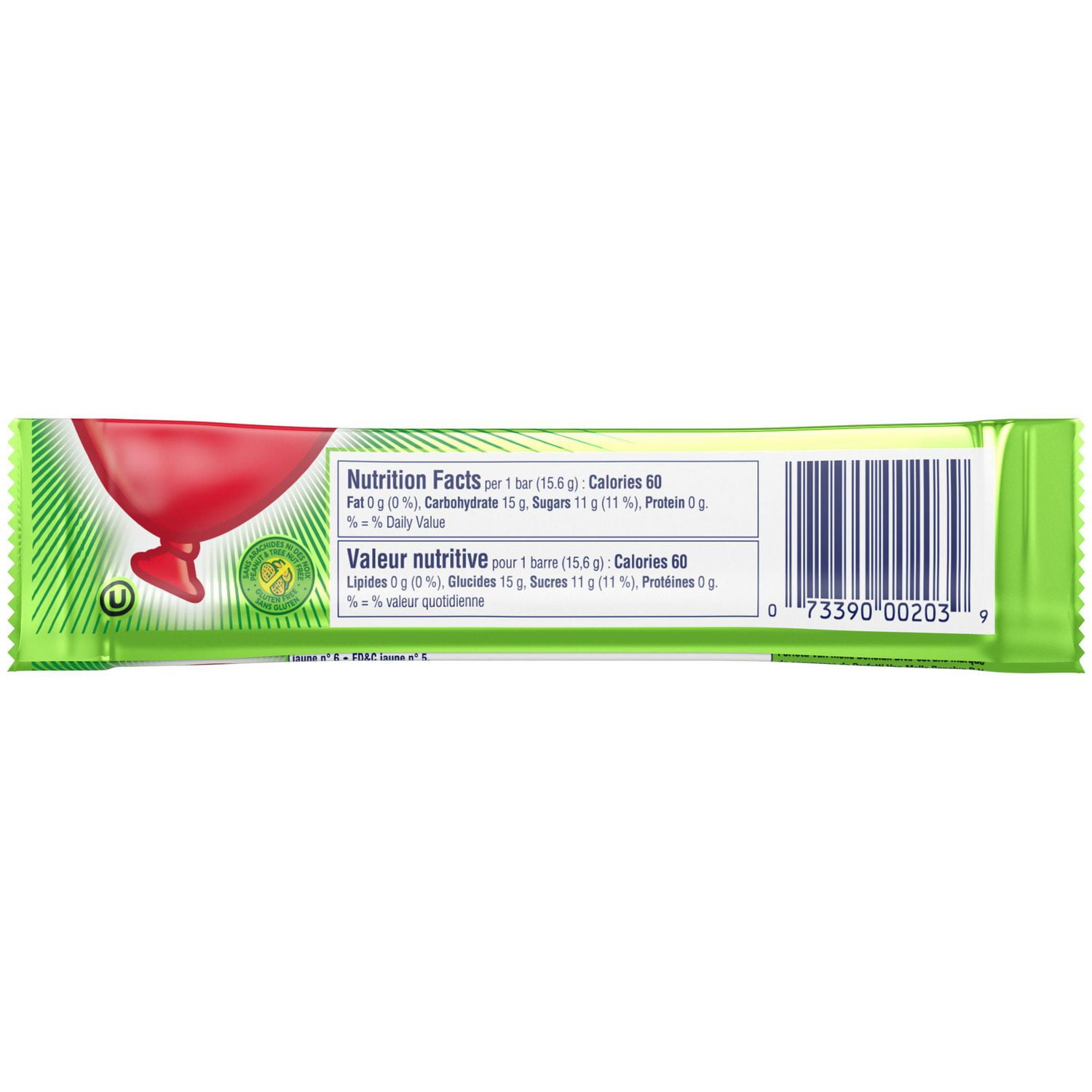 Barres Airheads, melon d’eau, emballées individuellement, 15,6g Airheads Melon d’eau—moelleuse, fruitée, osée!