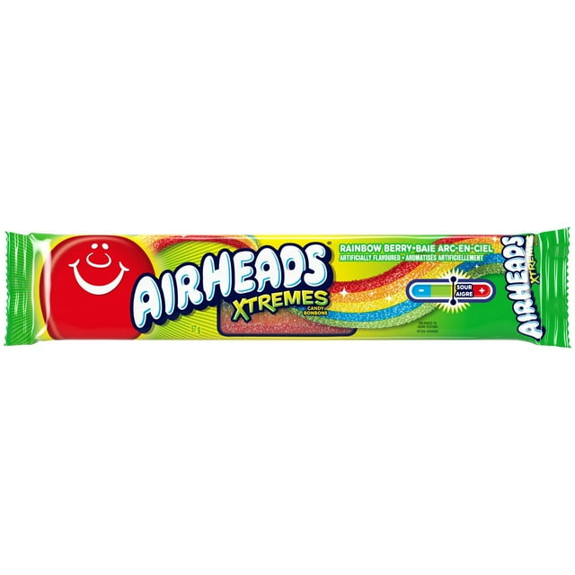 Airheads Xtremes Belts, Rainbow Berry Candy, 57g
