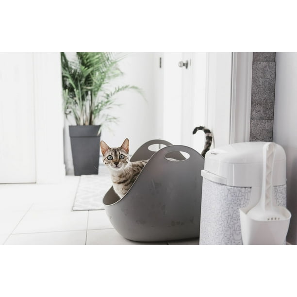 CONFO® Sac poubelle bac à litière pour chat spécial pour toilette