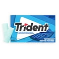 thumbnail image 1 of Trident, Peppermint Sugar-free Gum Pack, 14 Pieces, 1 of 4