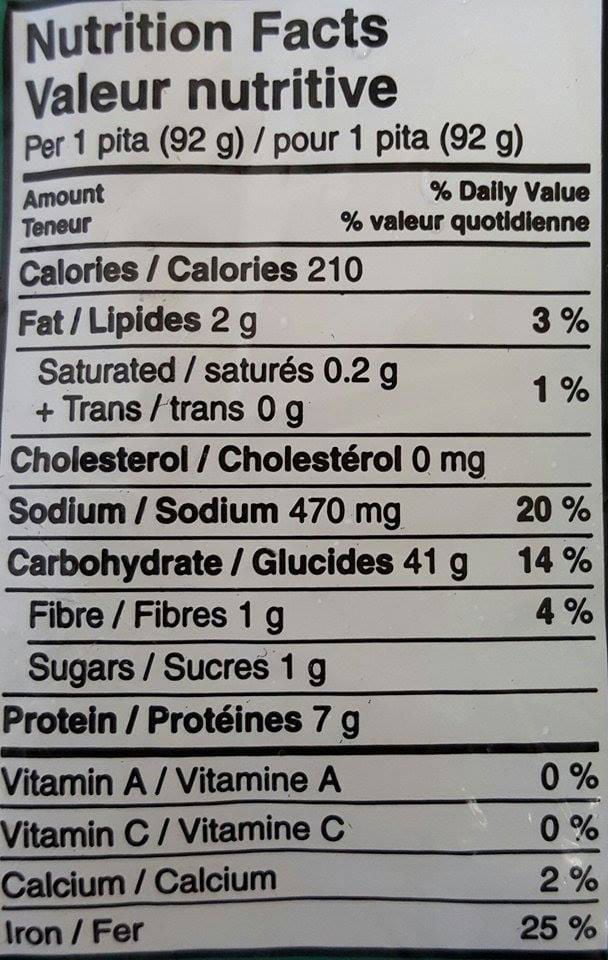 Pita Delight Greek Style Pita Walmart Canada