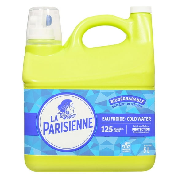La Parisienne Biodegradable Cold Water Detergent, 5 L, 125 Loads, Cold Water