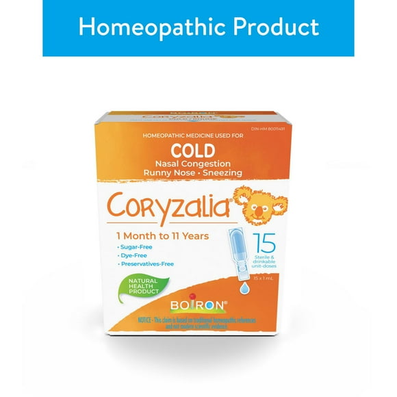 Coryzalia, Homeopathic Medicine Used for Colds, 15 doses