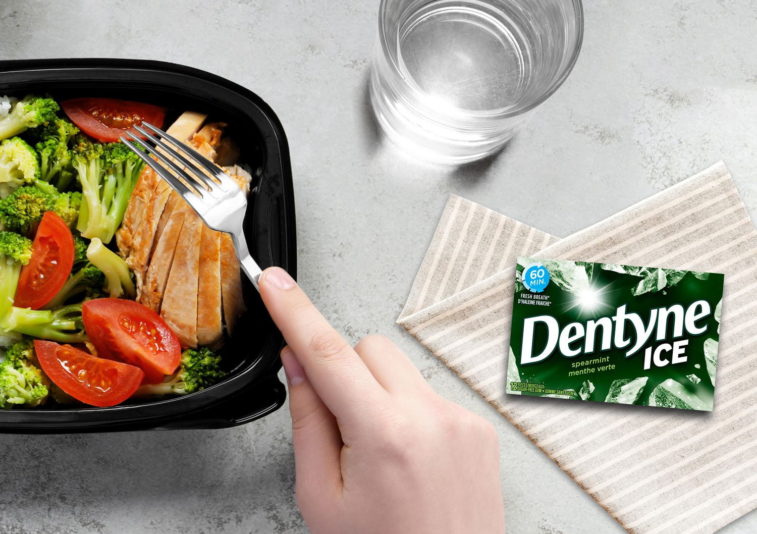 Dentyne Ice, Spearmint Sugarfree Gum Pack, 12 Pieces, Dentyne Ice Spearmint: Fresh breath, 60 mins!