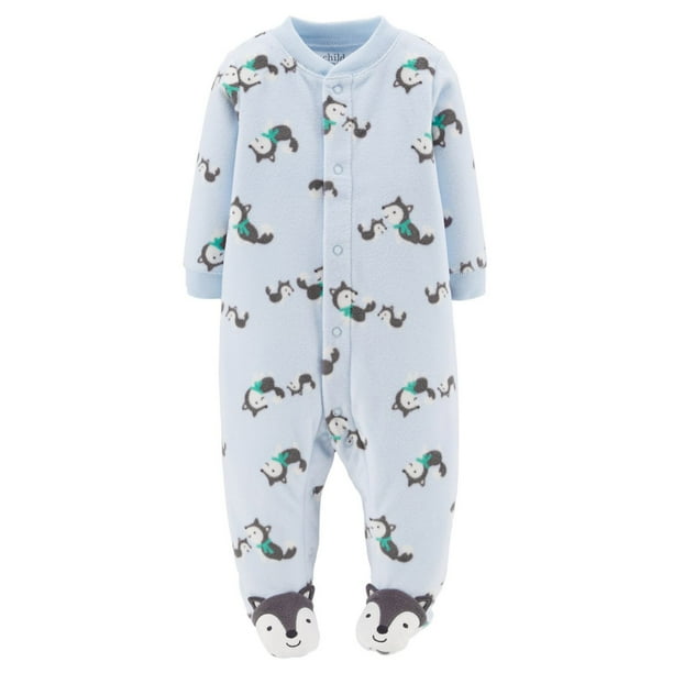 Pyjama-grenouillère en micromolleton pour nouveau-né garçon Child of Mine made by Carter’s