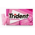 thumbnail image 1 of Trident, Bubble Gum Sugar-free Gum Pack, 14 Pieces, 1 of 5
