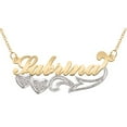 thumbnail image 1 of 14 K Gold Name Pendant, 1 of 1