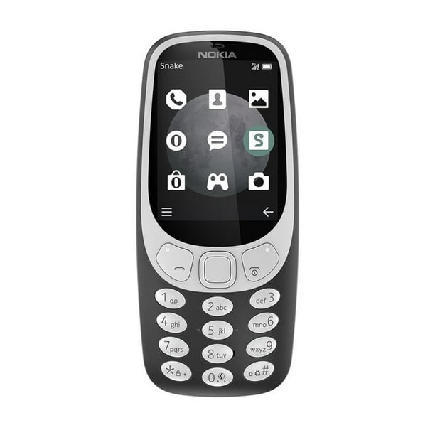 Nokia 3310 3G Téléphone déverrouillé, charbon