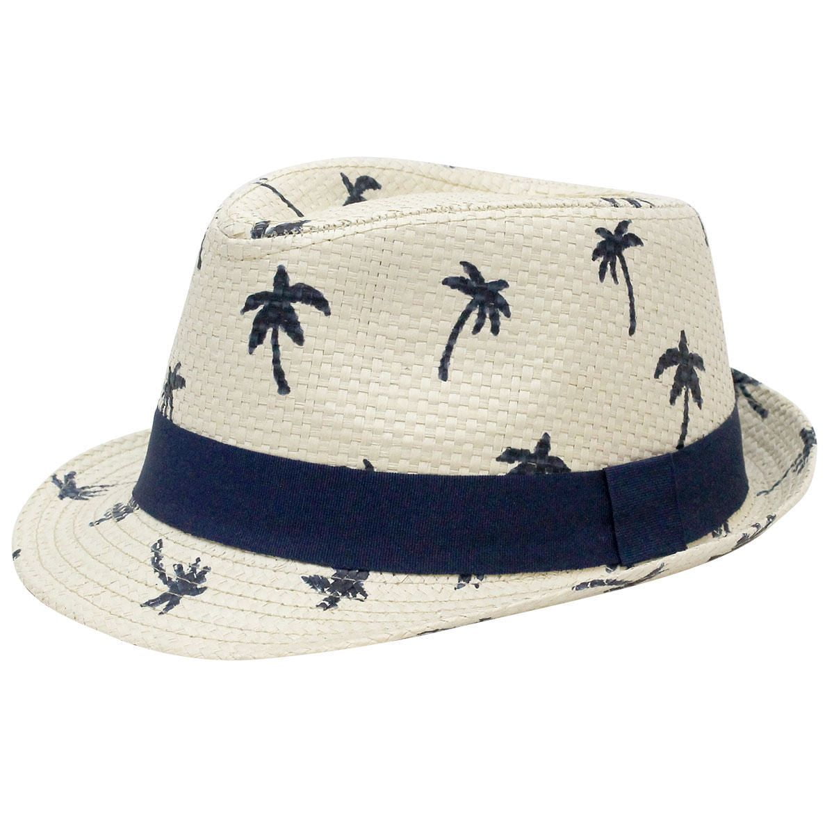 George Men's Palm Tree Print Fedora Hat | Walmart Canada