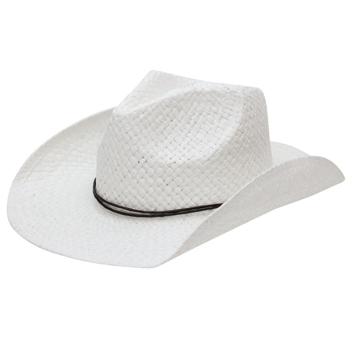 Chapeau de paille de cowboy western, beige, taille unique, accessoire de  costume à porter pour l'Halloween