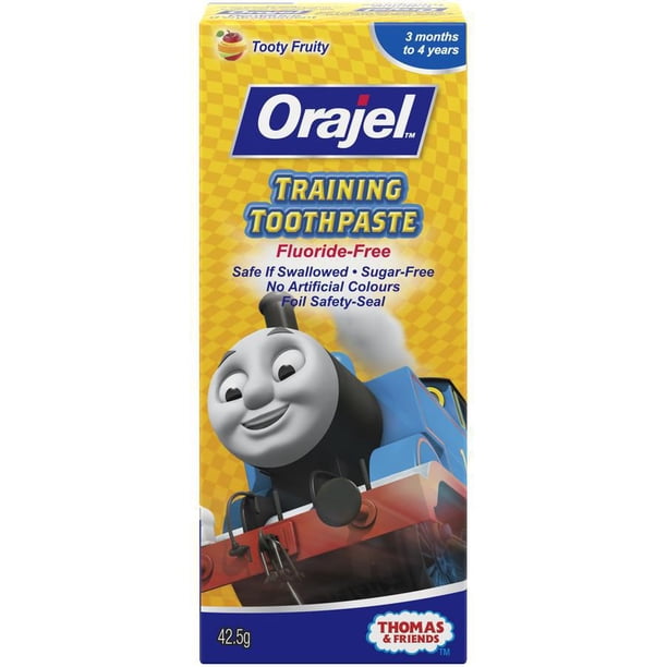 Orajel Toothpaste Complete Protection Orajel Toddler Training Thomas & Friends Fluoride Free Toothpaste ...
