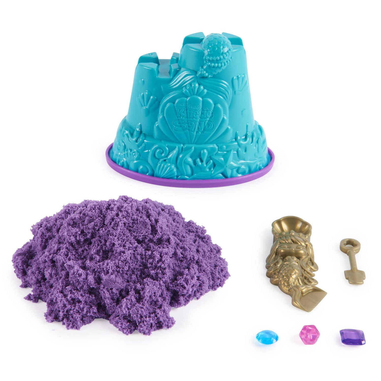 Kinetic Sand Shimmer, Mermaid Treasure with 6oz of Shimmer Kinetic