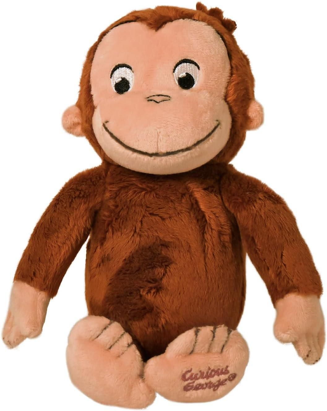 Kids Preferred Curious George Monkey Stuffed Animal Plush Toys Soft Cutest Cuddle Plushie Gifts for Baby and Toddler Boys and Girls 8 Inches Walmart