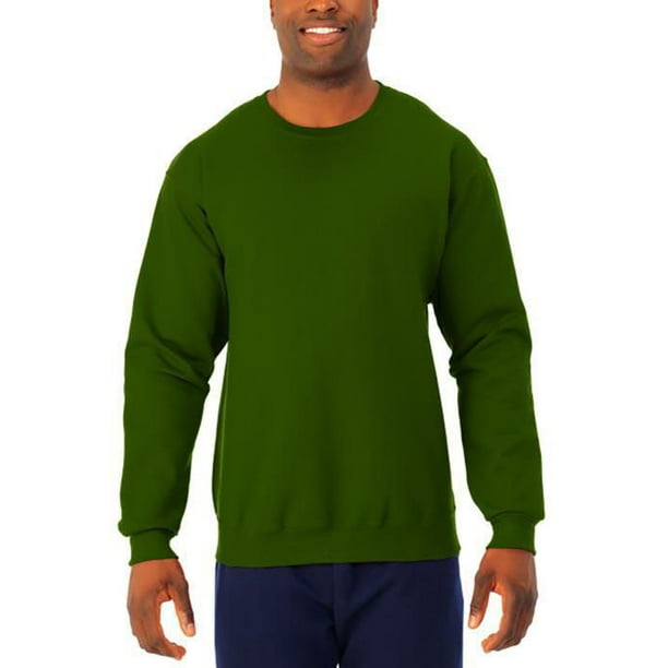 Athletic Works Men's Fleece Crew Neck, Sizes S-2XL 