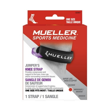 Mueller Jumper's Knee Strap, Black, One Size Fits Most