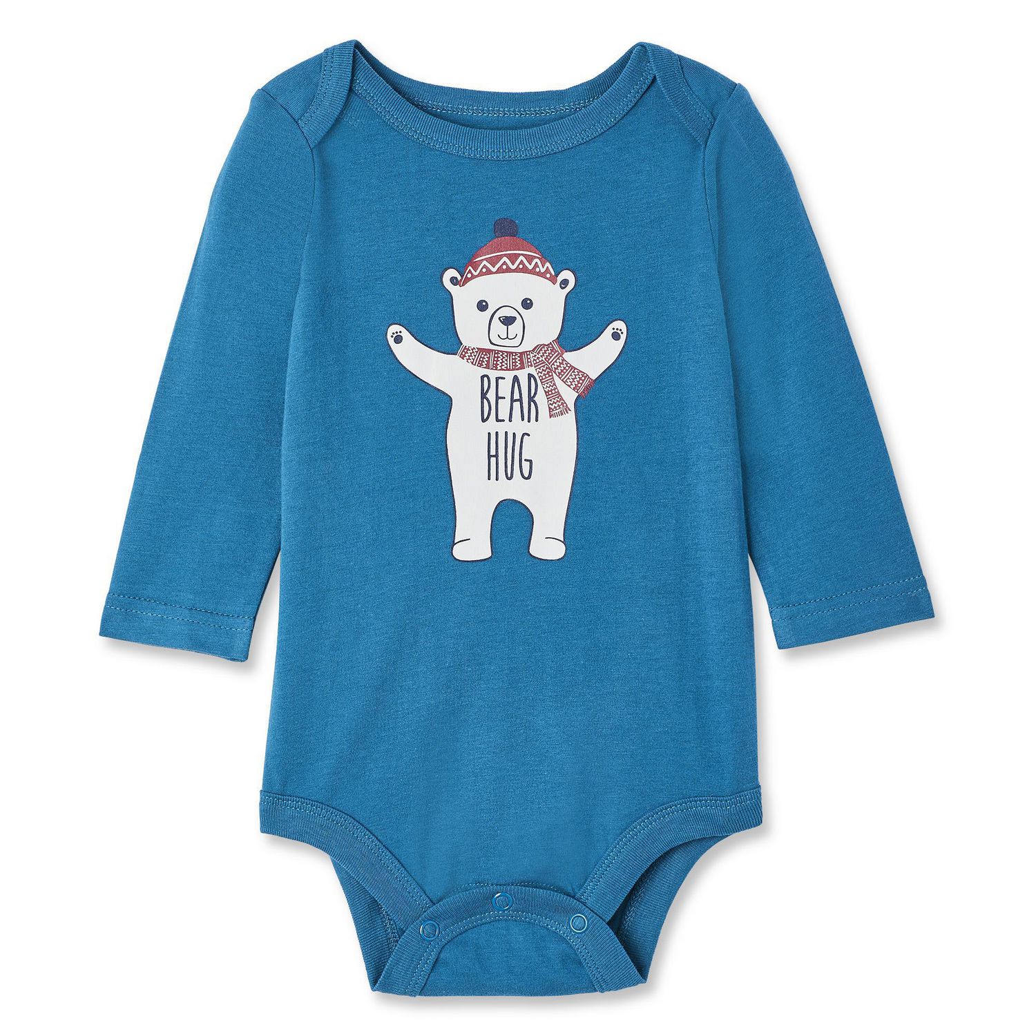 Baby Boys' Printed Long Sleeve Bodysuit Walmart Canada