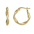 thumbnail image 1 of Luxury Designs Créoles ondulées plaquées or, 1 of 1