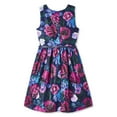 thumbnail image 2 of Robe florale avec ceinture George pour filles, 2 of 2
