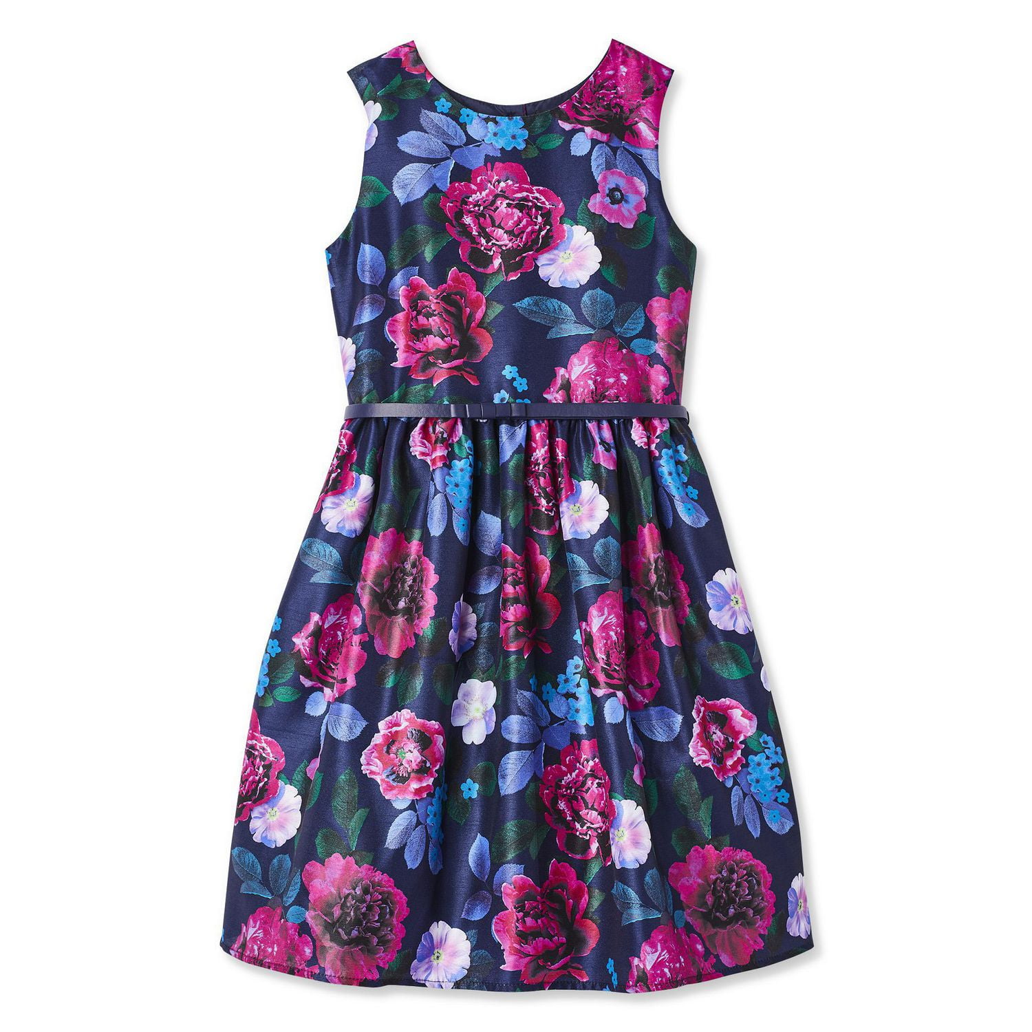 George Girls' Belted Floral Dress